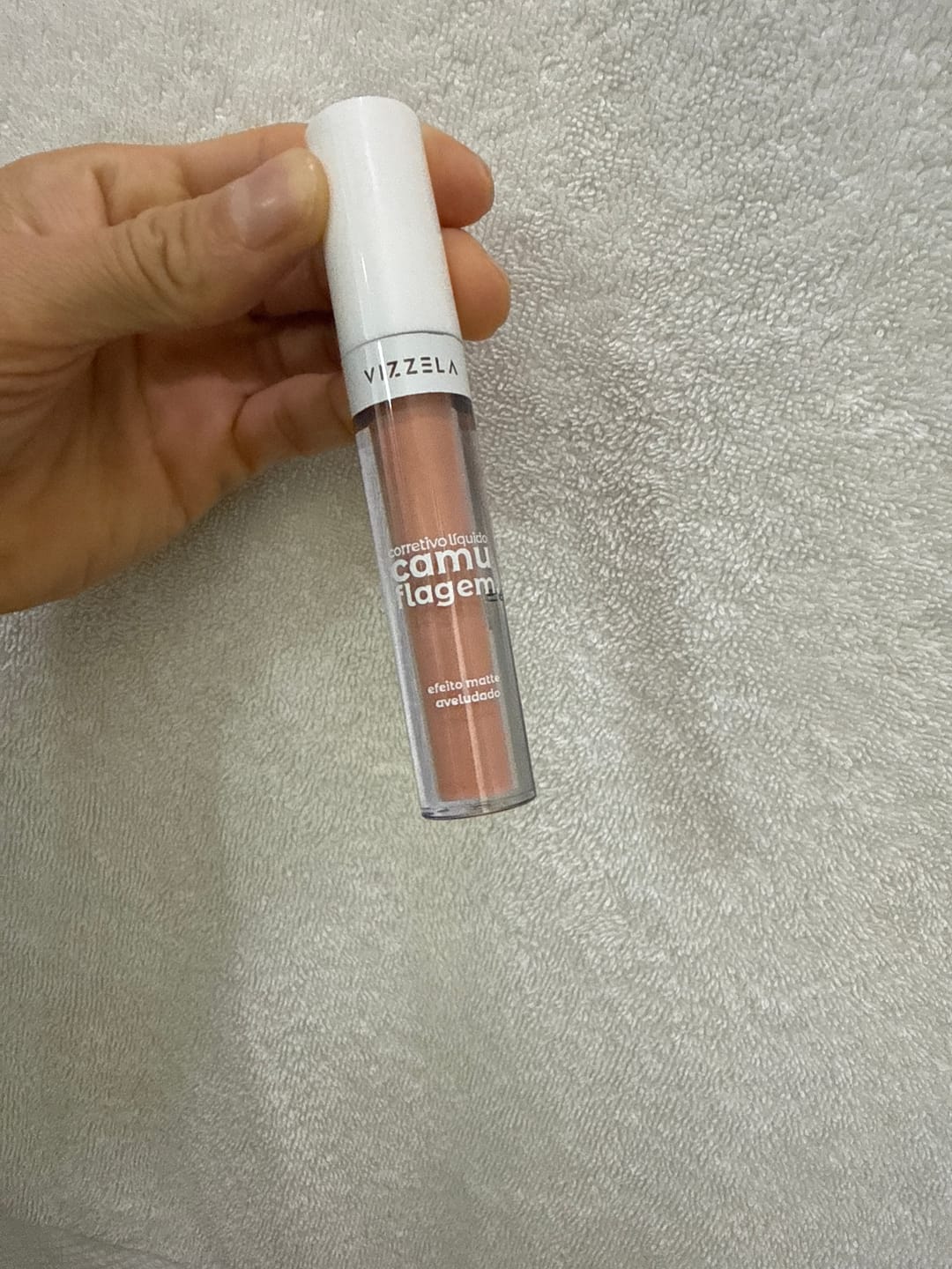 Customer photo review of Corretivo Camuflagem – Salmão - Vizzela