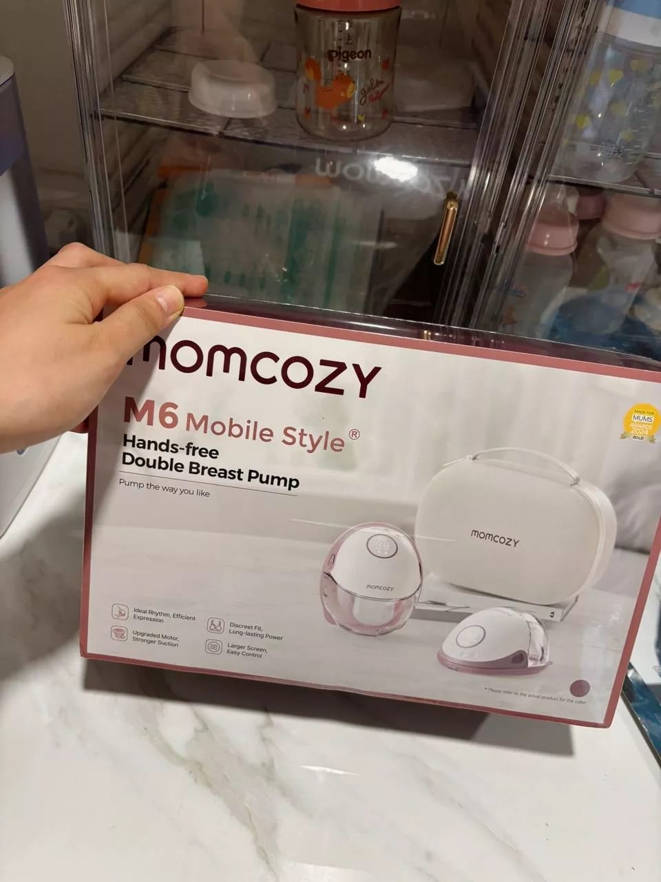 Customer photo review of Momcozy M6 Breast Pump
