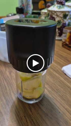 Customer video review of Mason Genie® Vacuum Sealer Kit + FREE Liquid Chalk Pens