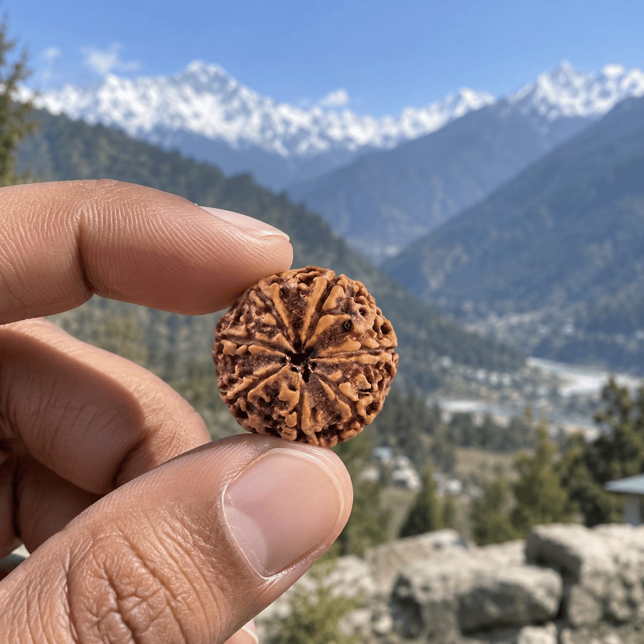 Customer photo review of 7 Mukhi Rudraksha (Nepali)