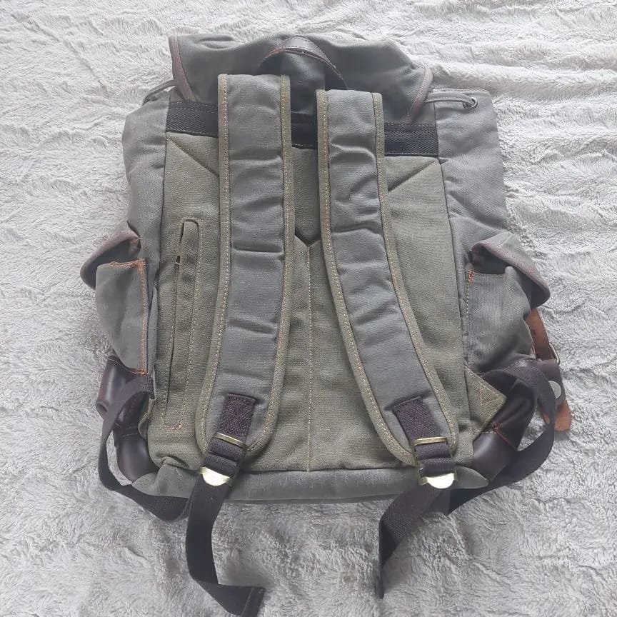 Customer photo review of Canvas Outdoor Rucksack