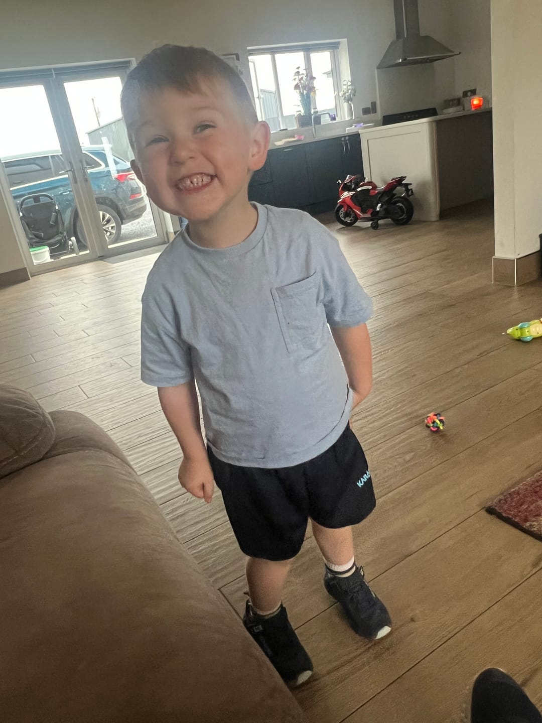 Customer photo review of Karakal Elite Gaelic Short Navy Sky