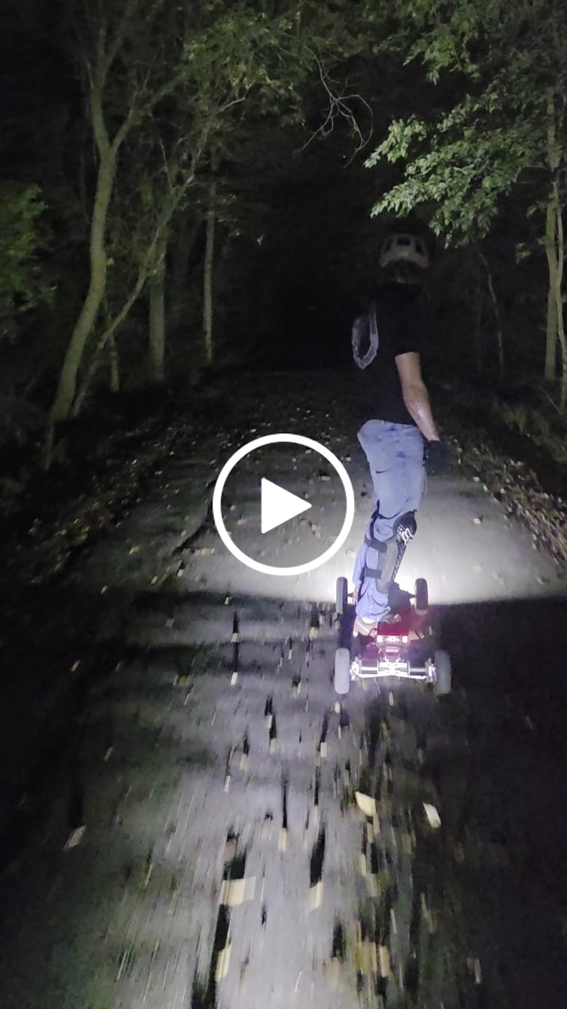 Customer video review of Acedeck® Premium Front Light (1800 lumens)