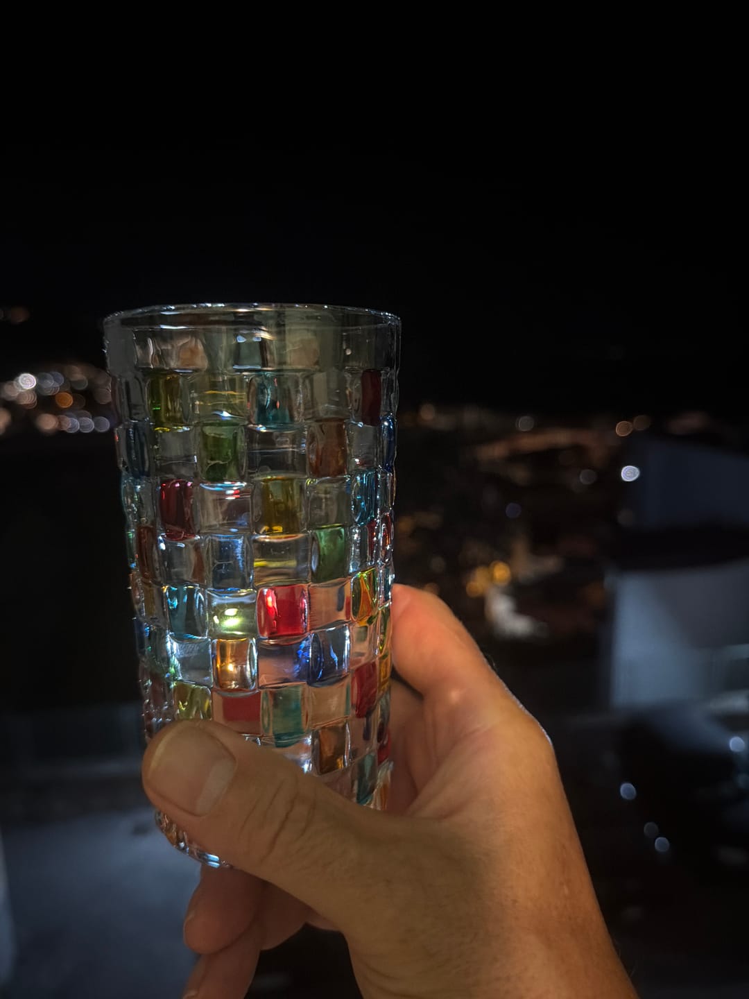 Customer photo review of Tessera Hand-Painted Mosaic Glass