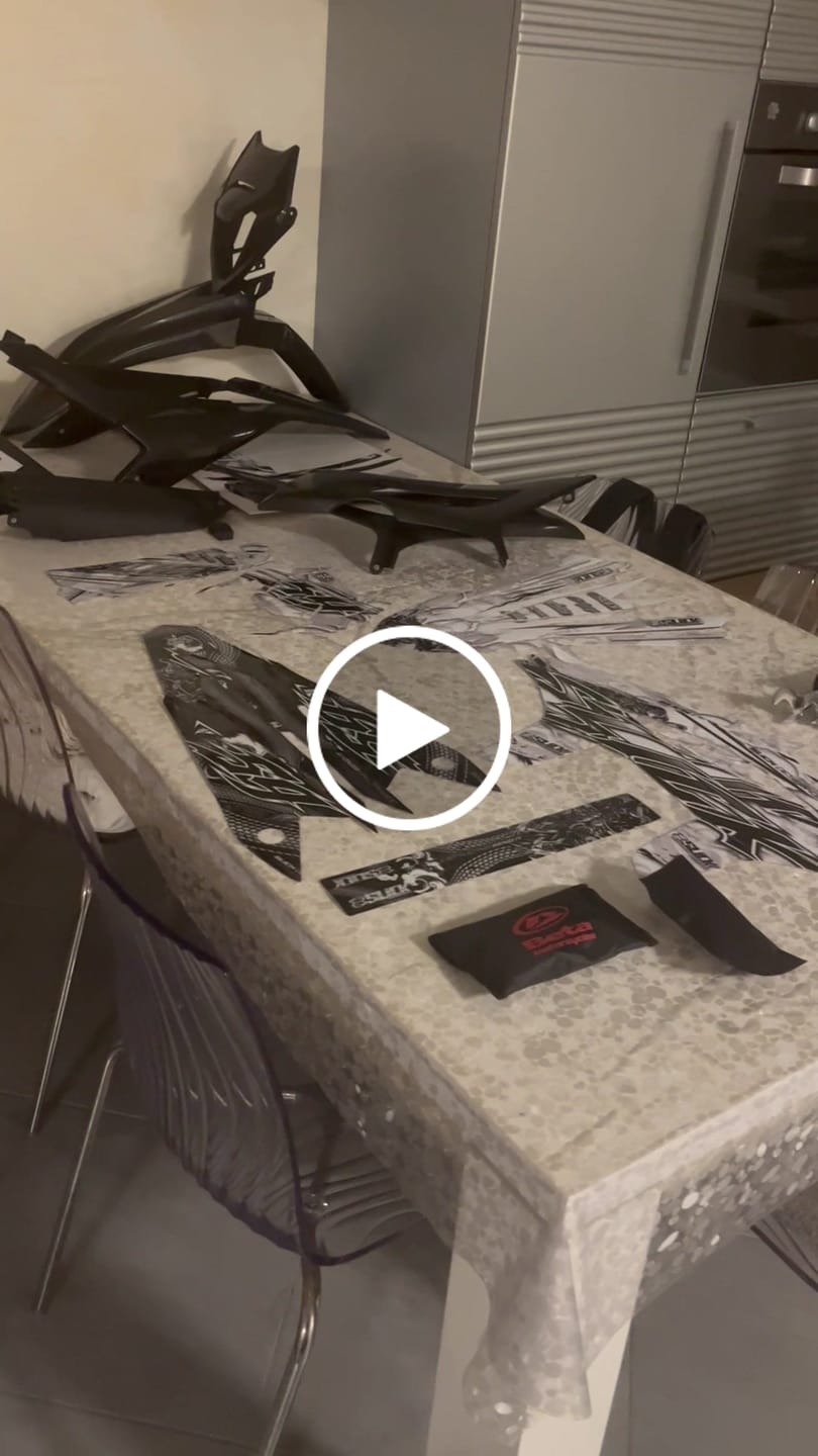 Customer video review of NEW! FADED DRAGON - GRAPHICS KIT