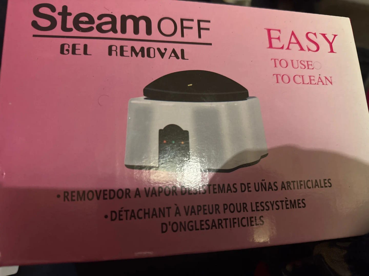 Customer photo review of Removedor de gel de uñas