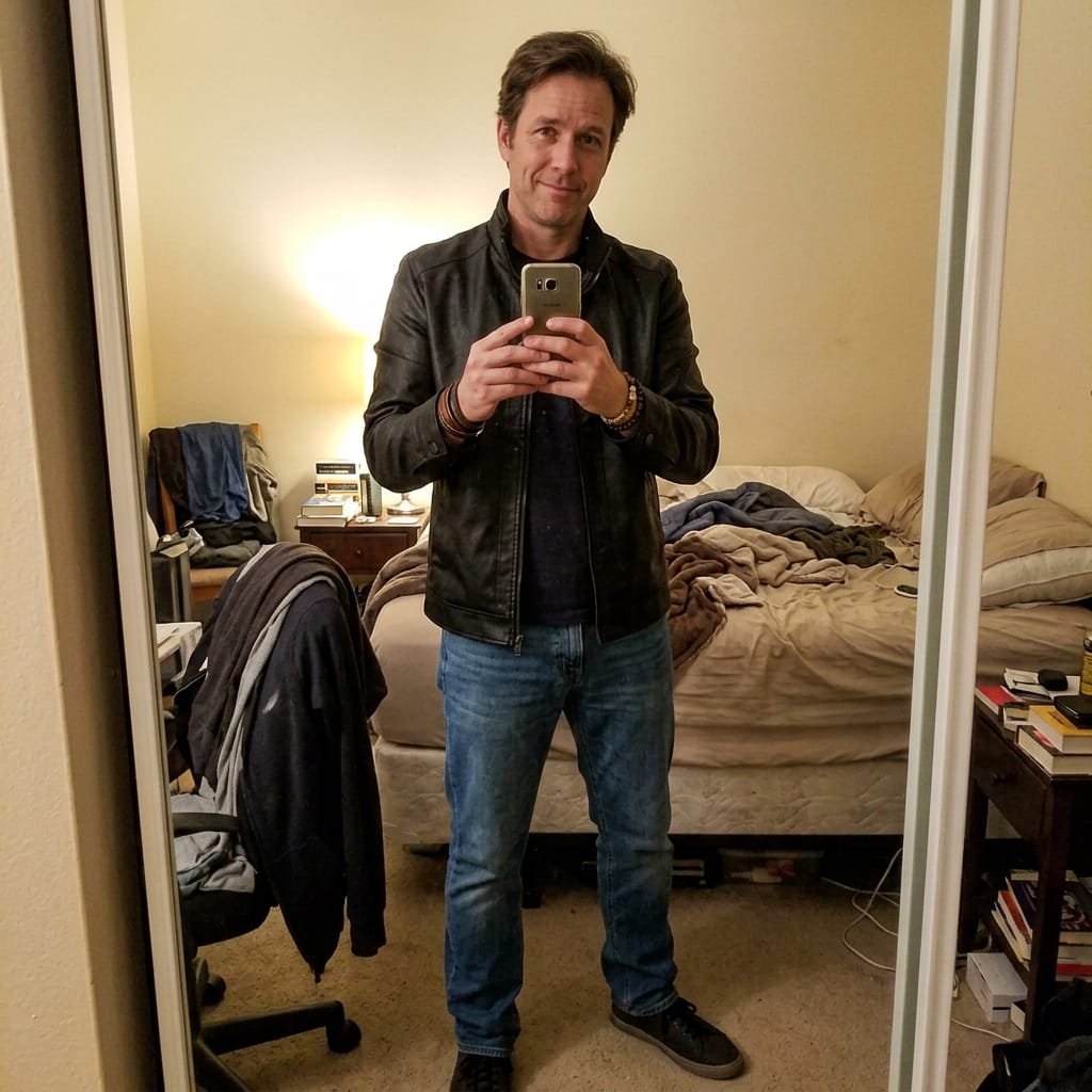 Customer photo review of Biker Lederjacke