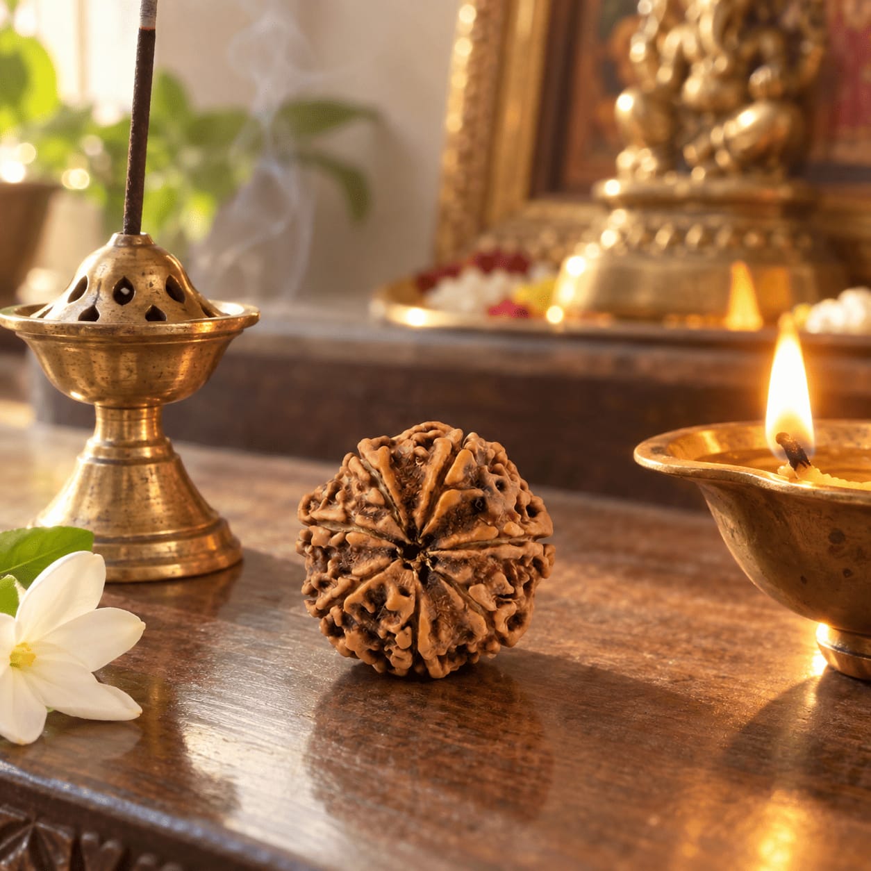 Customer photo review of 7 Mukhi Rudraksha (Nepali)