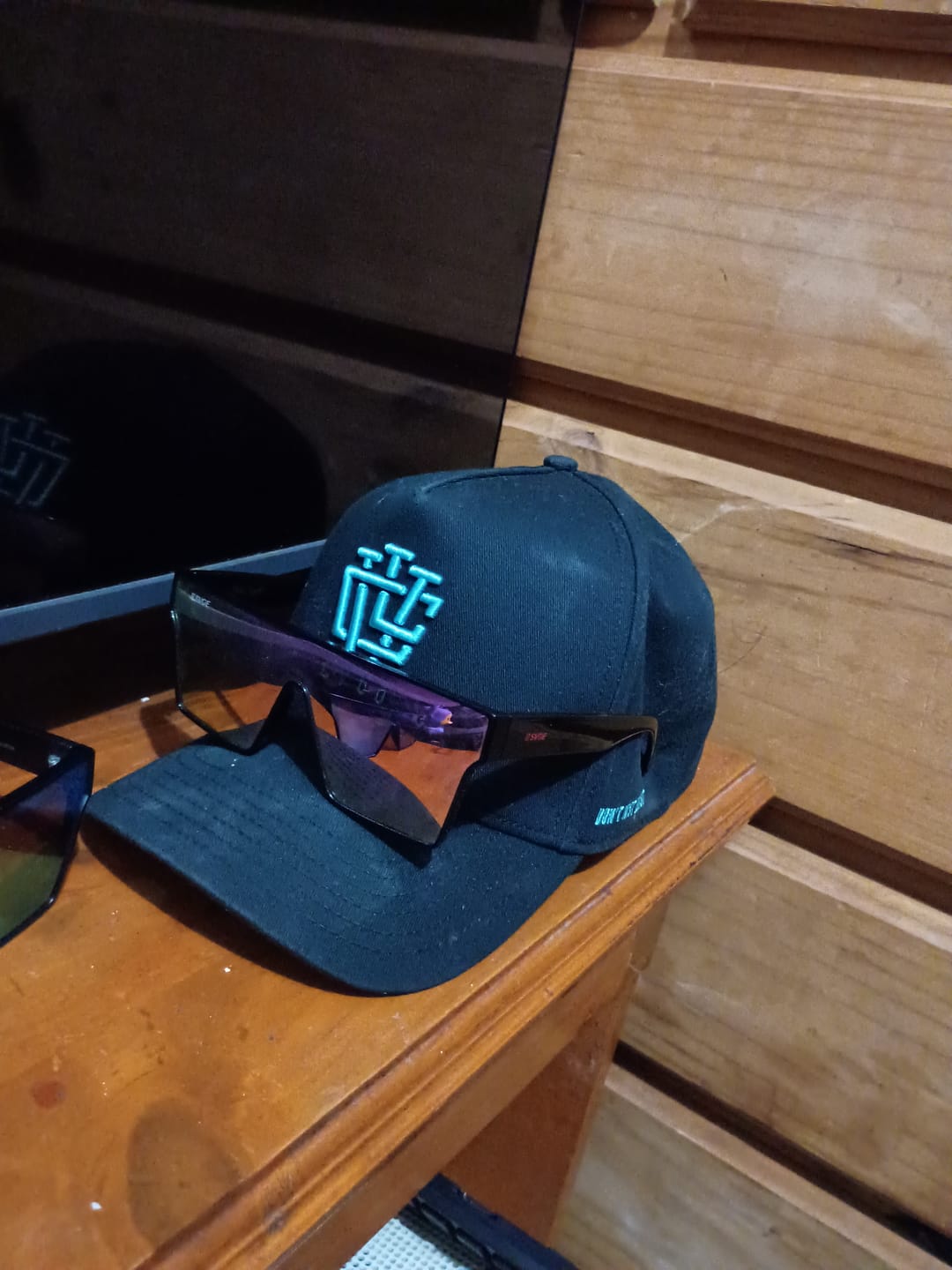 Customer photo review of Deep Fit LVCO Midnight Mint A-Frame Snapback