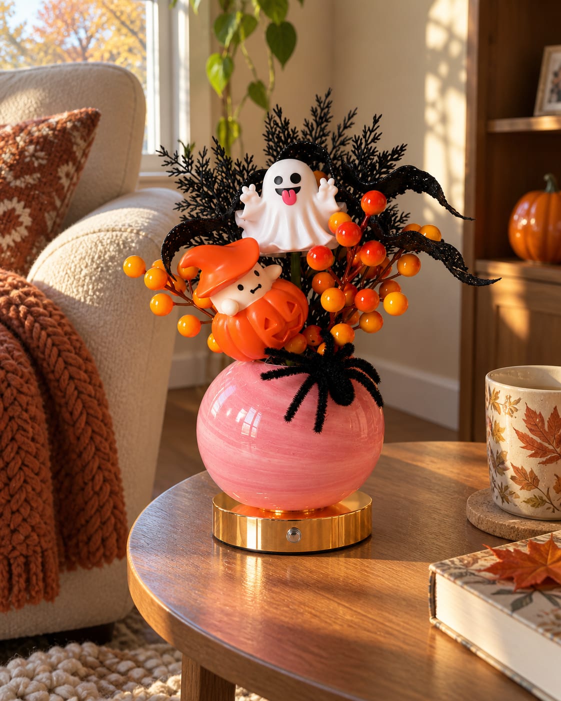 Customer photo review of pumpkin bloom lamp