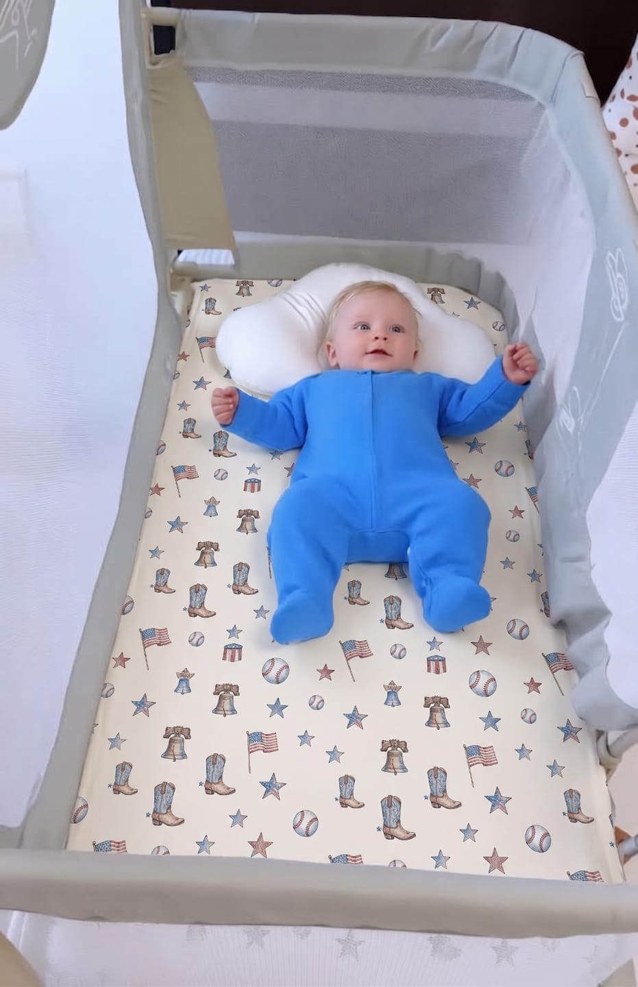 Customer photo review of Faltbares Beistellbett