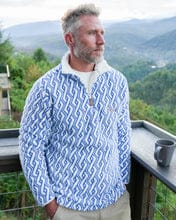 Customer photo review of Reversible Double Sherpa 1/4 Zip