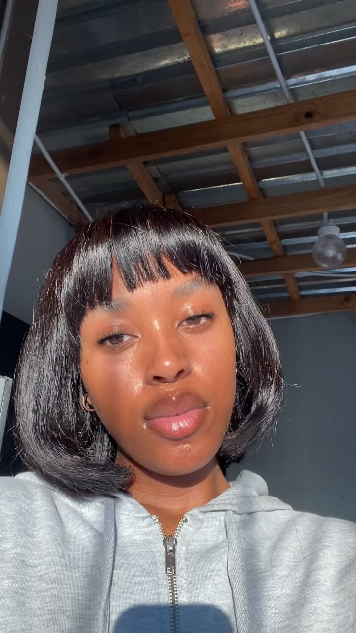 Customer photo review of Combo: 13a Nala Bob 10” + 12a Peruvian Fringe Bob 10”