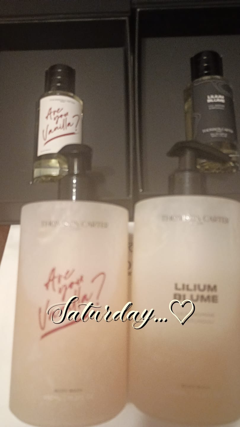 Customer photo review of 50ml Fragrance & Body Wash Bundle