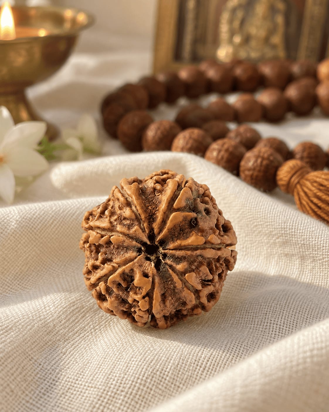 Customer photo review of 7 Mukhi Rudraksha (Nepali)