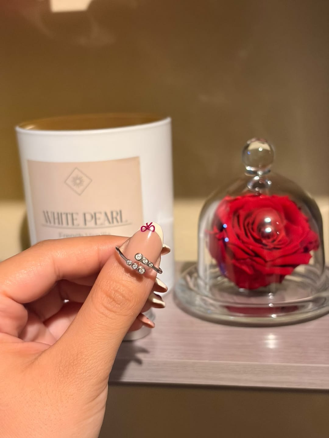 Customer photo review of Rosa Eterna Monet's con Capelo