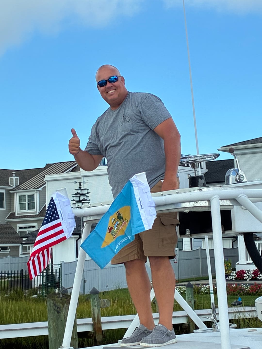 Customer photo of the Thin Blue Line Flag (Police Flag)