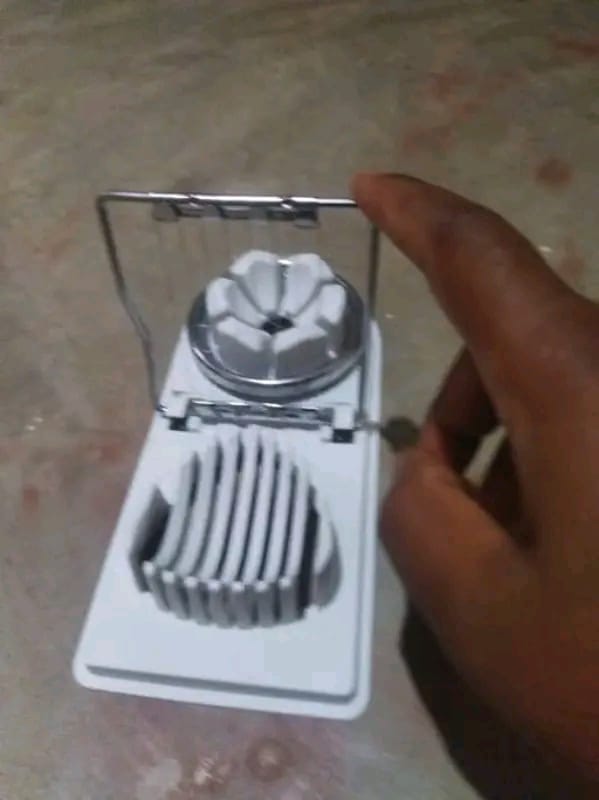 Customer photo review of Dual Boiled Egg Slicer with Stainless Steel Wires | Multi-Functional Kitchen Cutter