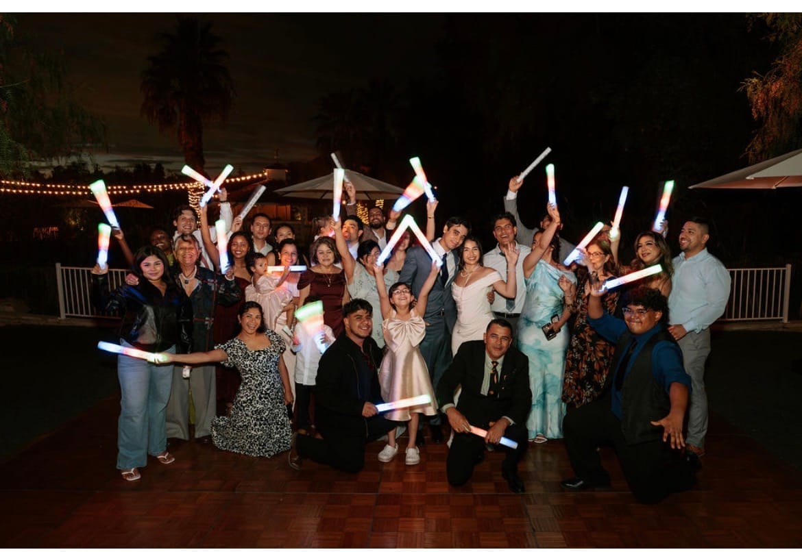 Customer photo review of Custom-Made Glow Sticks