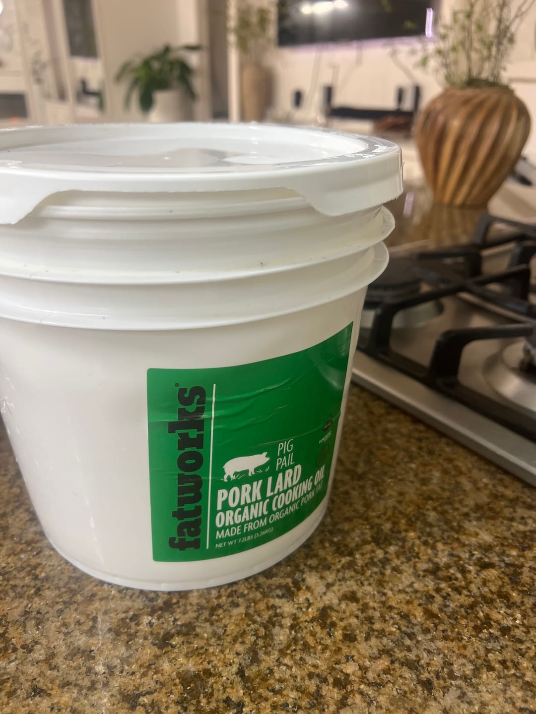 Customer photo review of Organic Pig Pail- 1 Gallon