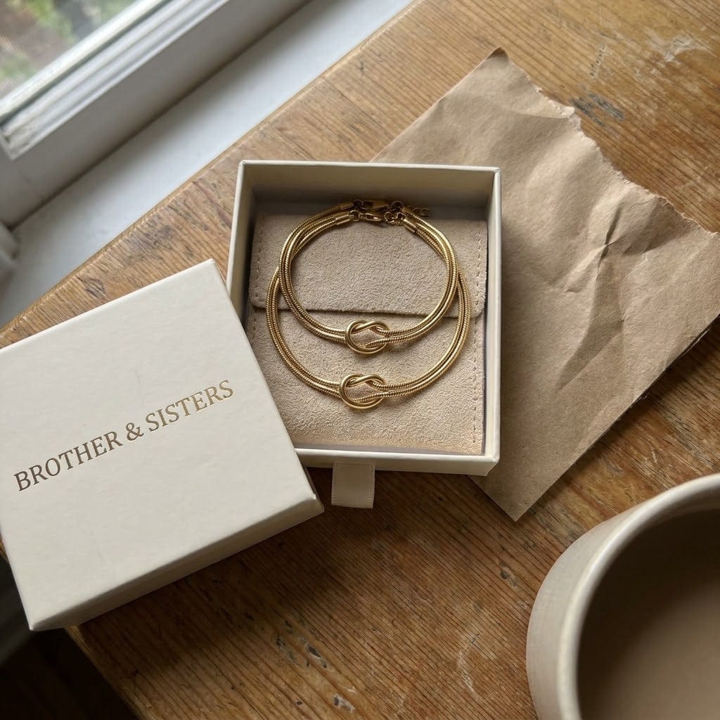 Customer photo review of Knot Couple Bracelet