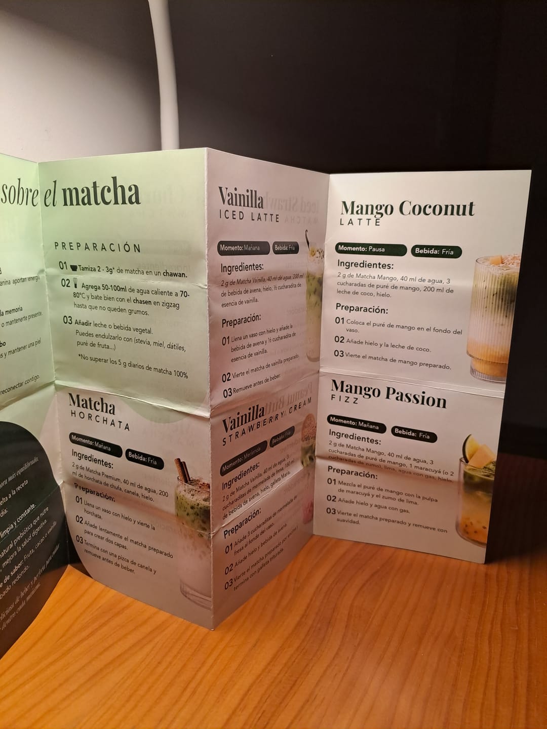 Customer photo review of Recetario Matchaflix