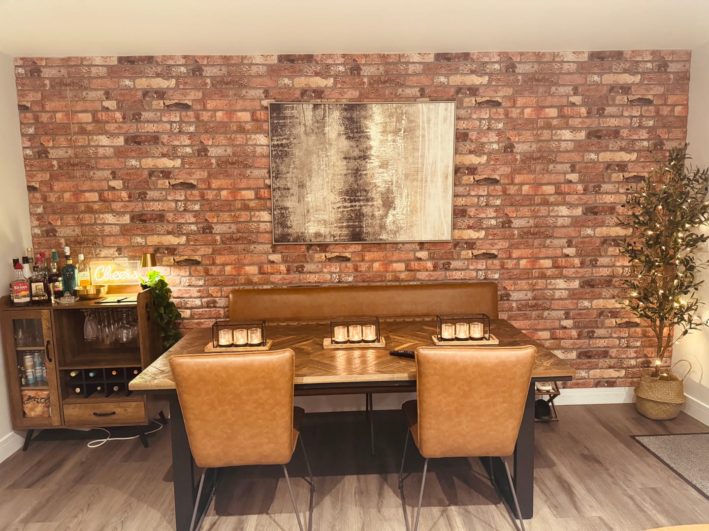 Customer photo review of Rustic Heritage Brown | Brick Effect | TAS-701