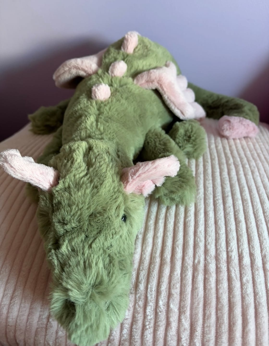 Customer photo review of Malachy Dragon | Jellycat