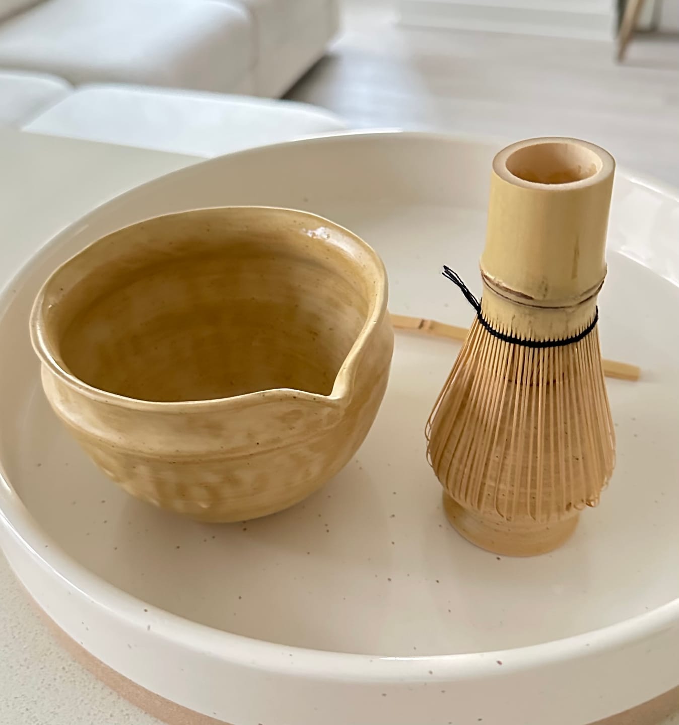 Customer photo review of Hand-Glazed Matcha Ritual Set