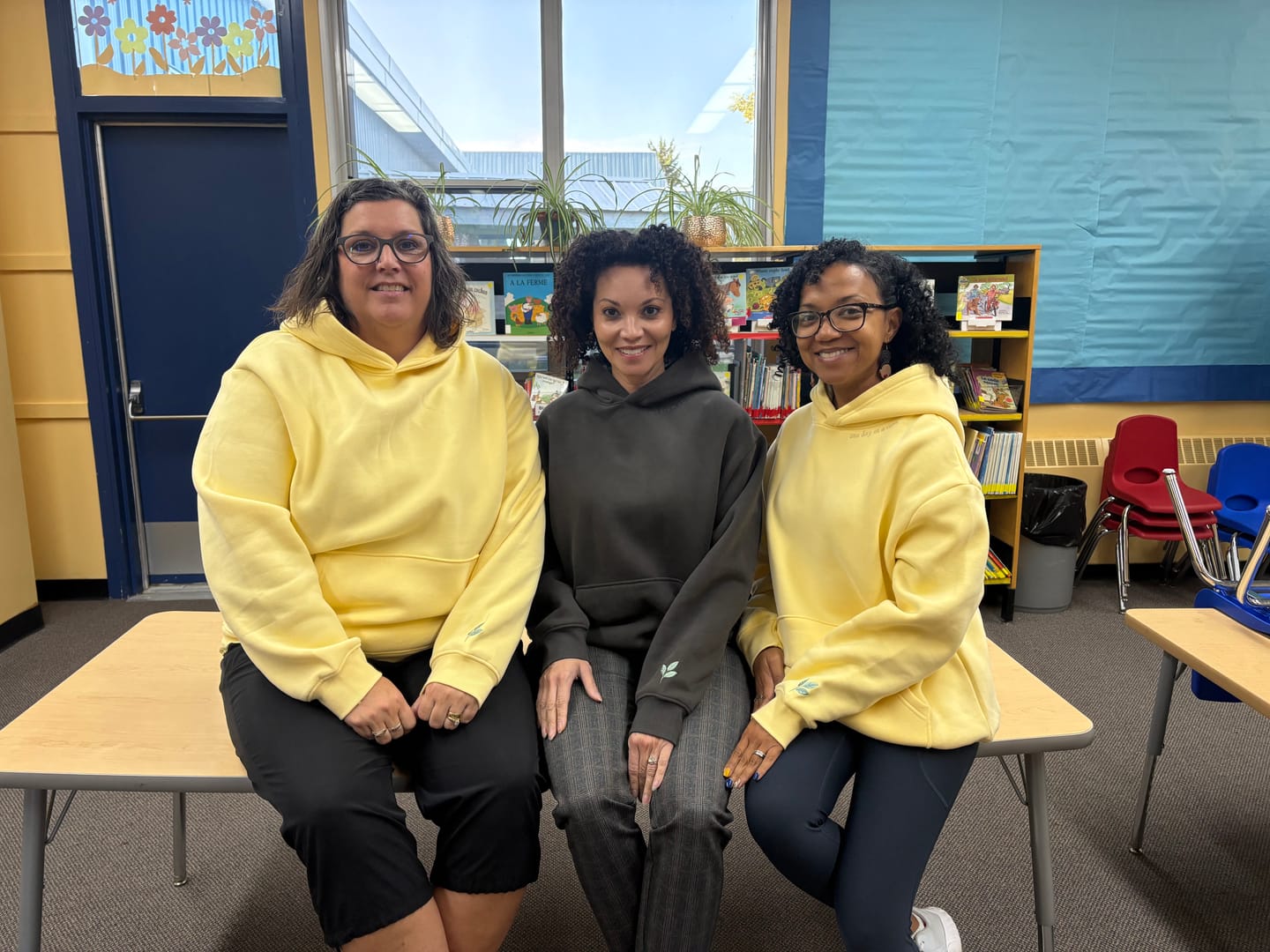 Customer photo review of The One Day at a Time Sweater | The Giveback Collection
