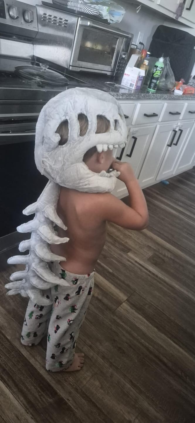 Customer photo review of Ashton SnuggleSaurus