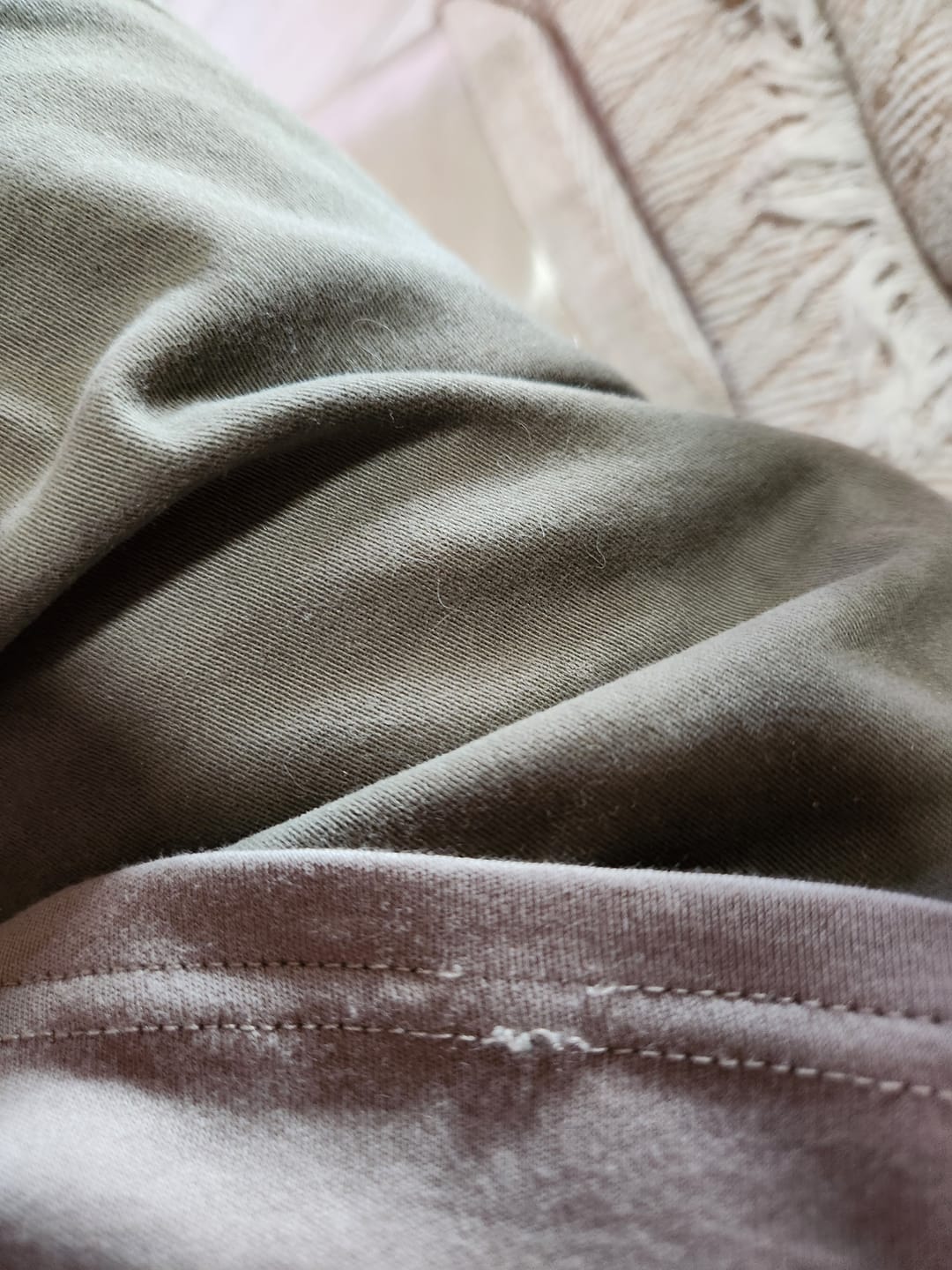 Customer photo review of Mock Neck T-Shirt