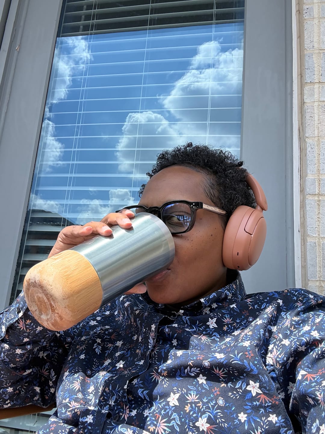 Customer photo review of V80 Hybrid Active Noise Cancelling Headphones