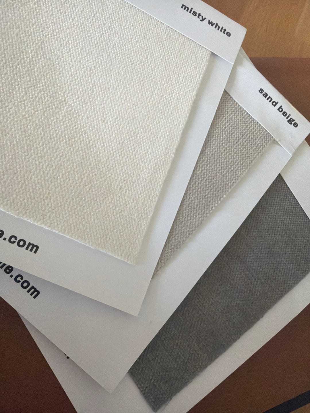 Customer photo review of Fabric Samples - 3 Pack