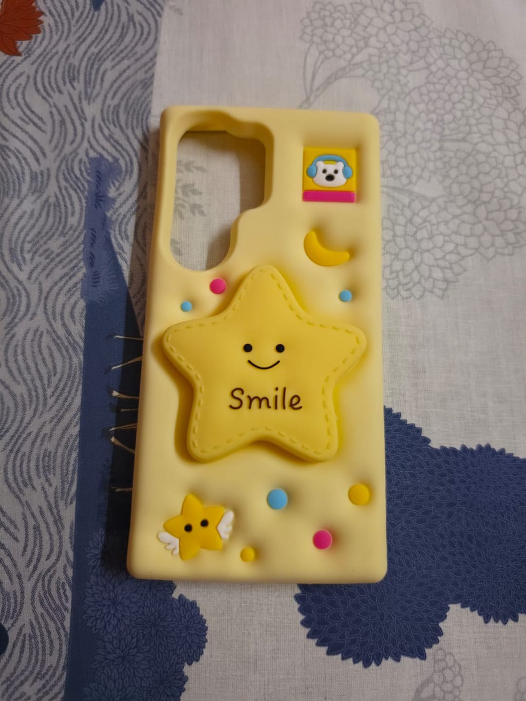 Customer photo review of 3D iPhone Samsung Kawaii Star Phone Holder Puppy Dog  Pre-Order Rubber Silicone Case