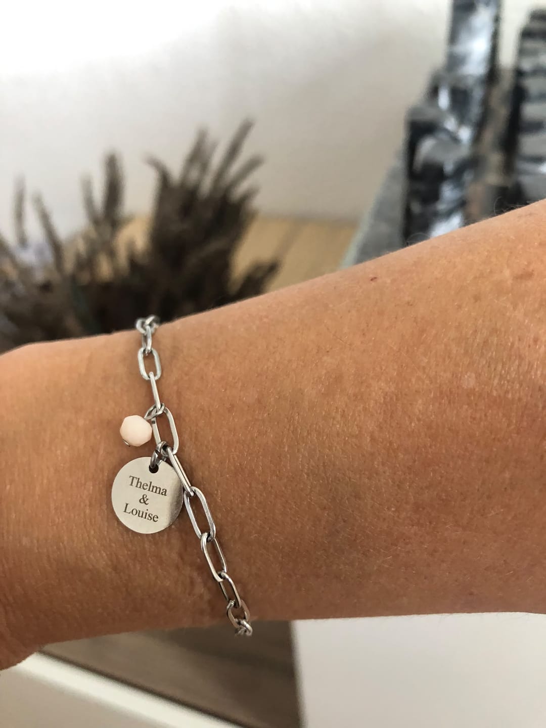 Customer photo review of Pulsera Alianza - Personalizado