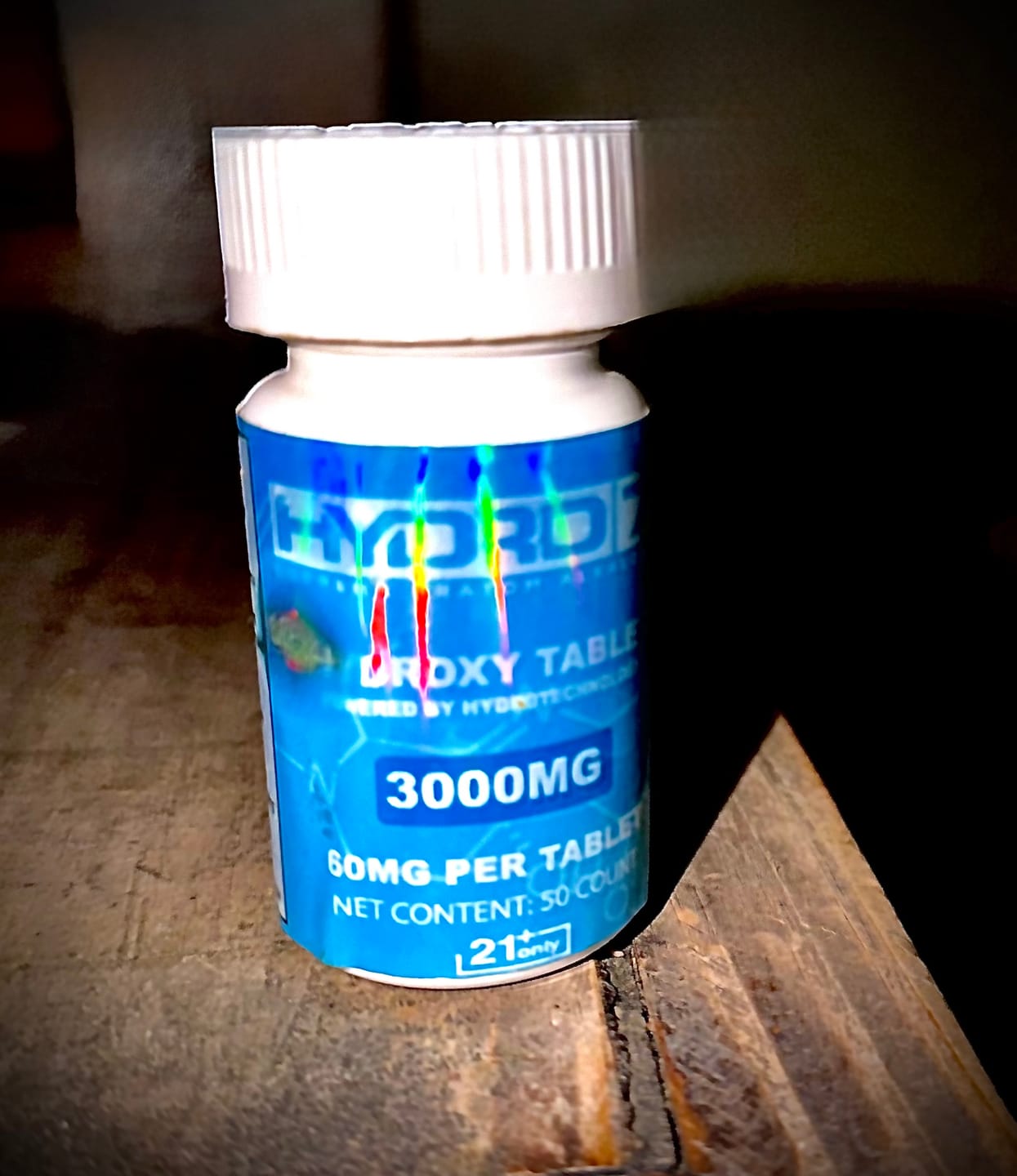 Customer photo review of 7-Hydroxy Tablets - 60MG (50 Count) 3000MG