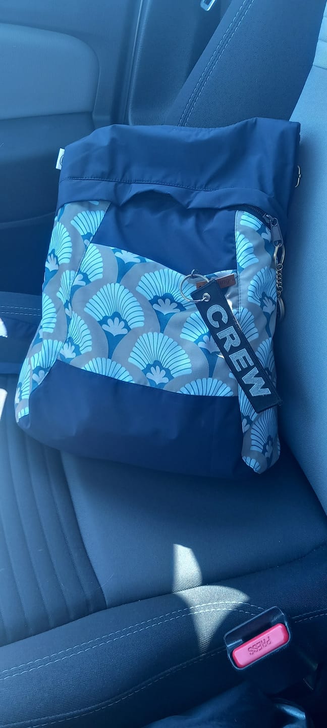 Customer photo review of Mochila Impermeable "Bhaktapur" Japanese · Pieza Exclusiva 19301