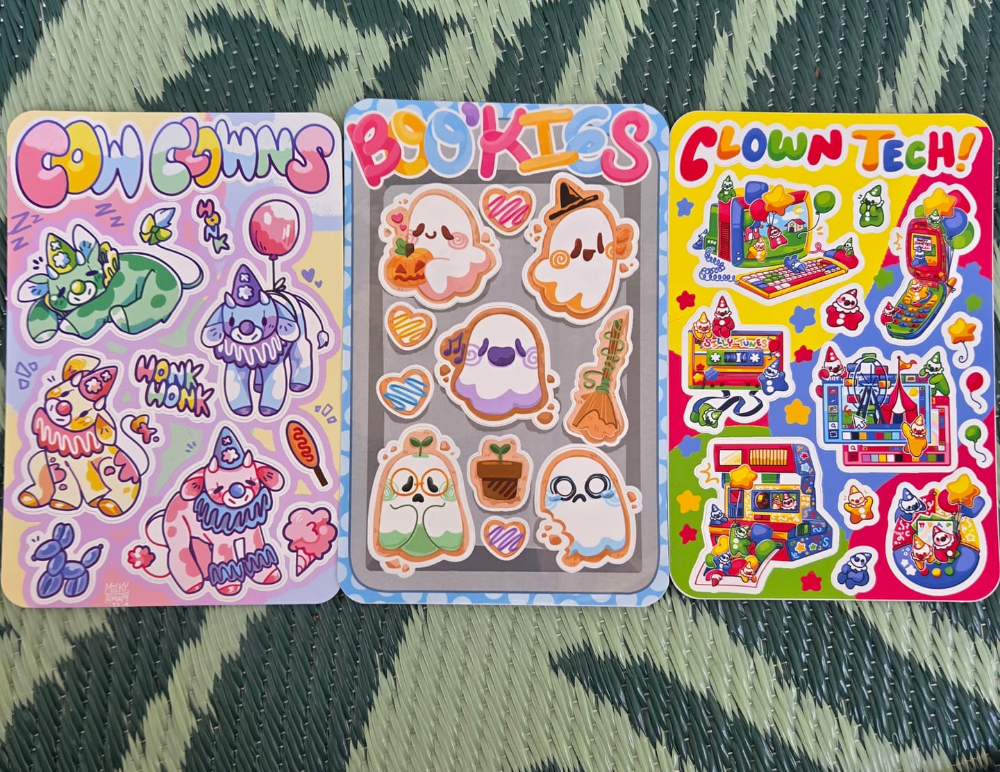 Customer photo review of Mystery Sticker Sheet Packs!