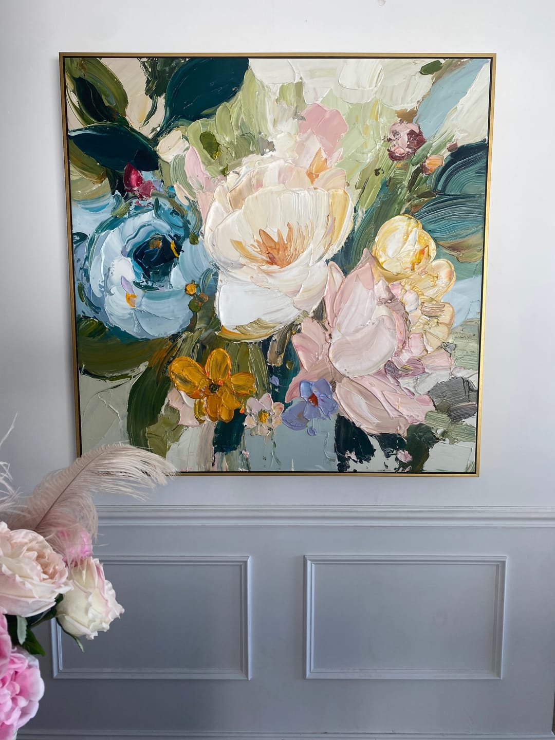Customer photo review of Spring Bloom Oil Painting #ABAS386