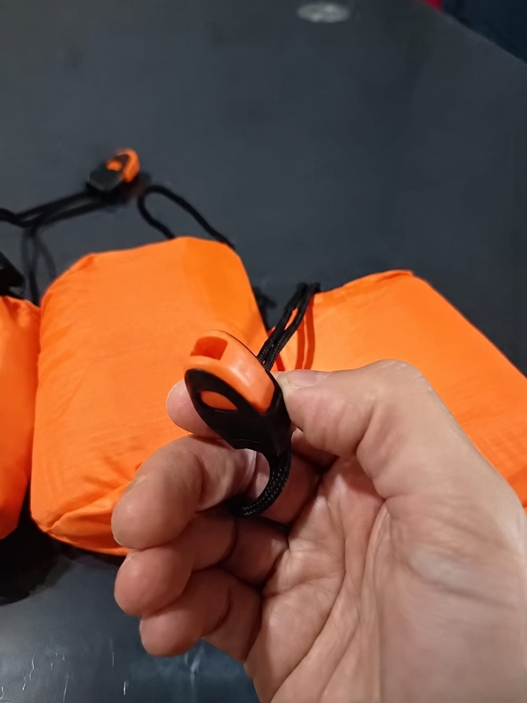 Customer photo review of Saco Vivac Térmico de Emergencia