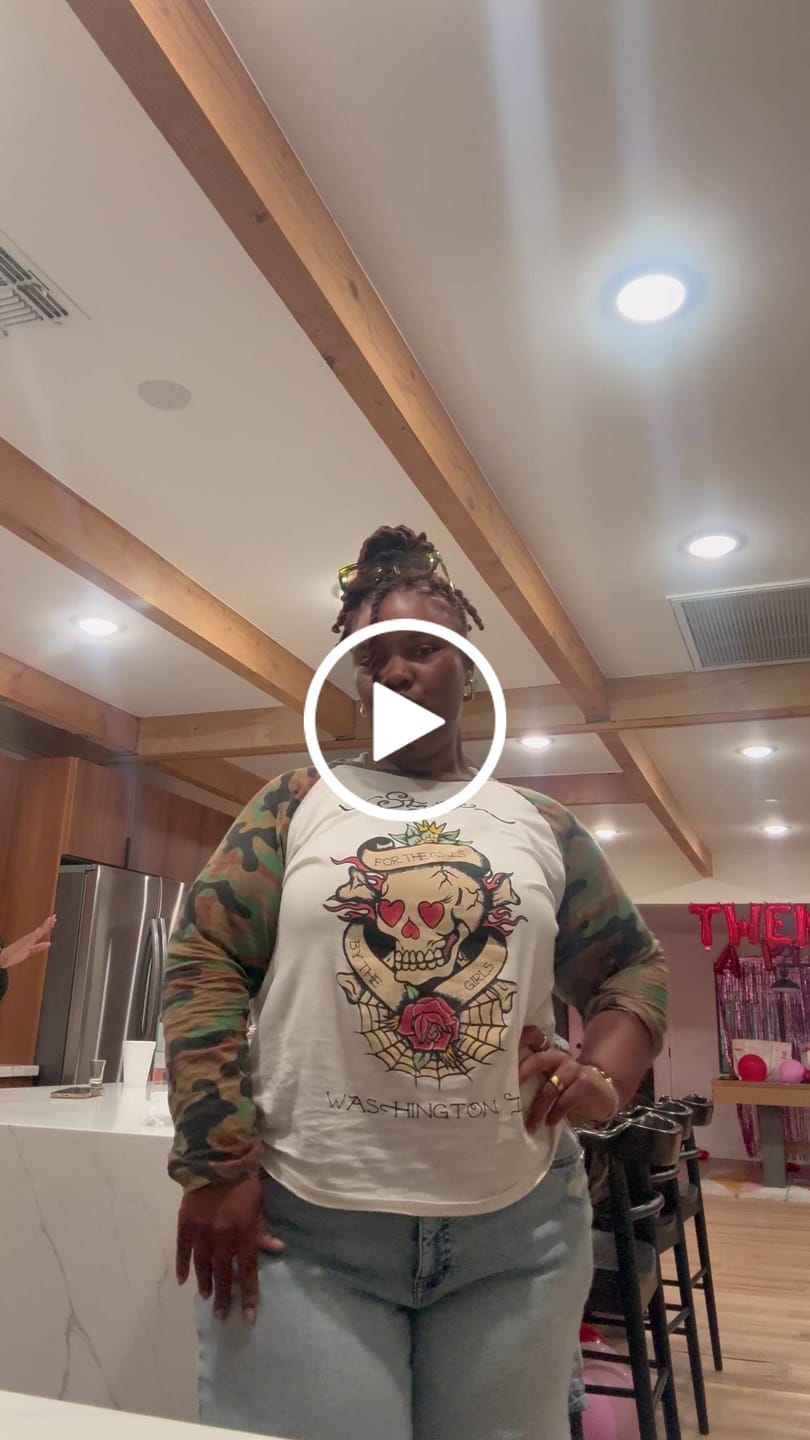 Customer video review of FOR THE GIRLS RAGLAN