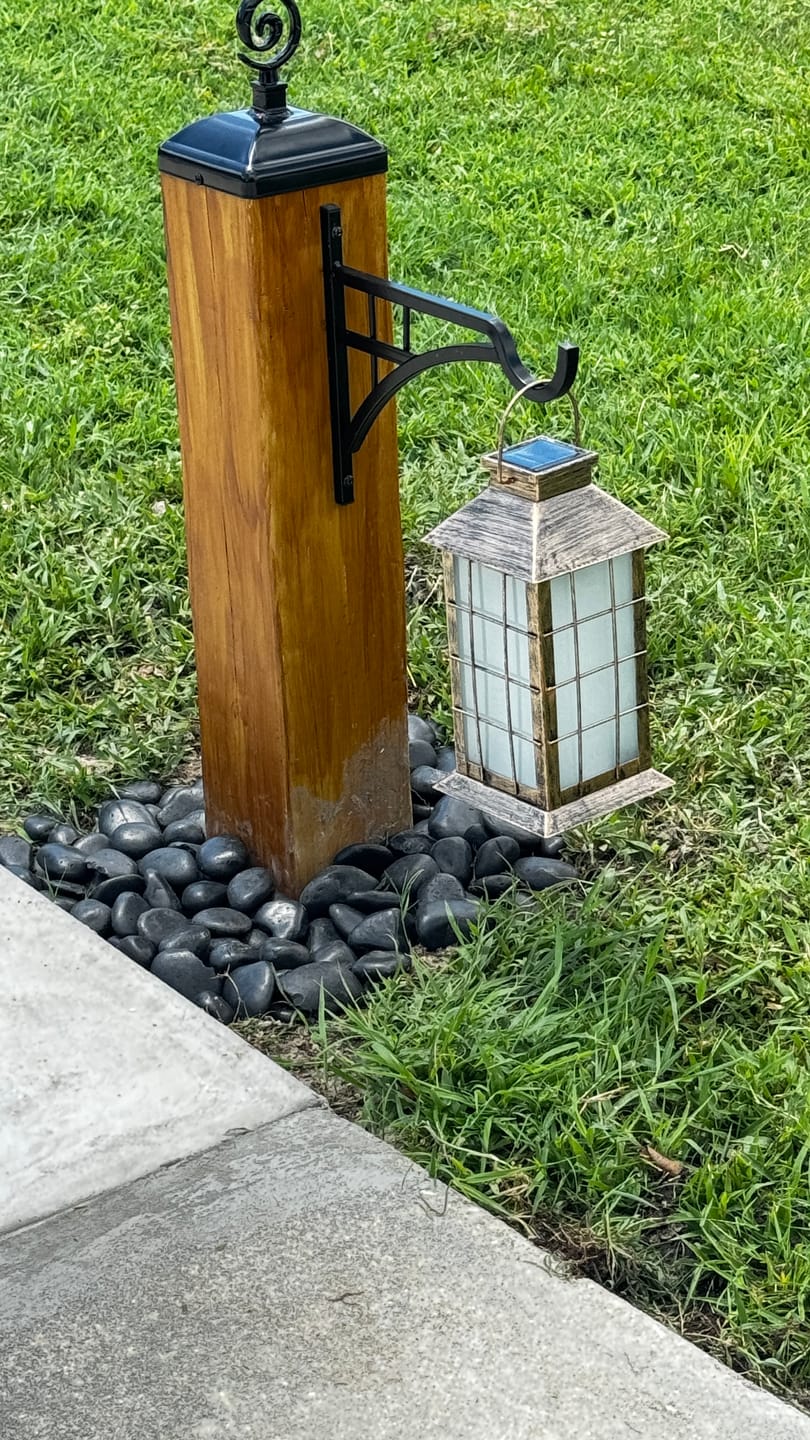 Customer photo review of Spiral Post Cap (Multiple Post Sizes Available)