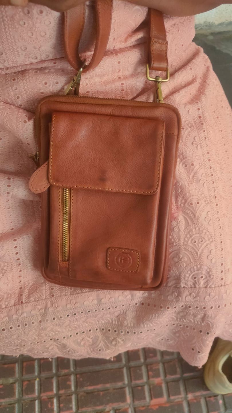 Customer photo review of Leather Care Kit — Polish & Brush