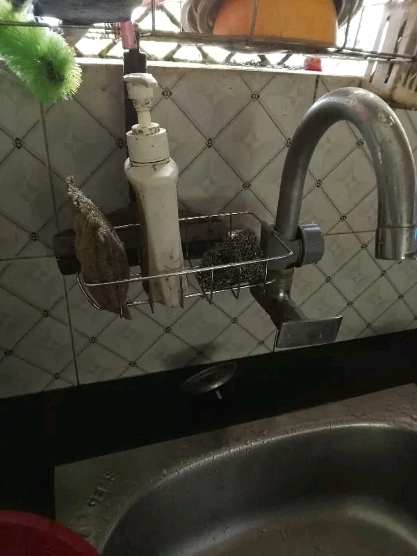 Customer photo review of Sink caddy organiser