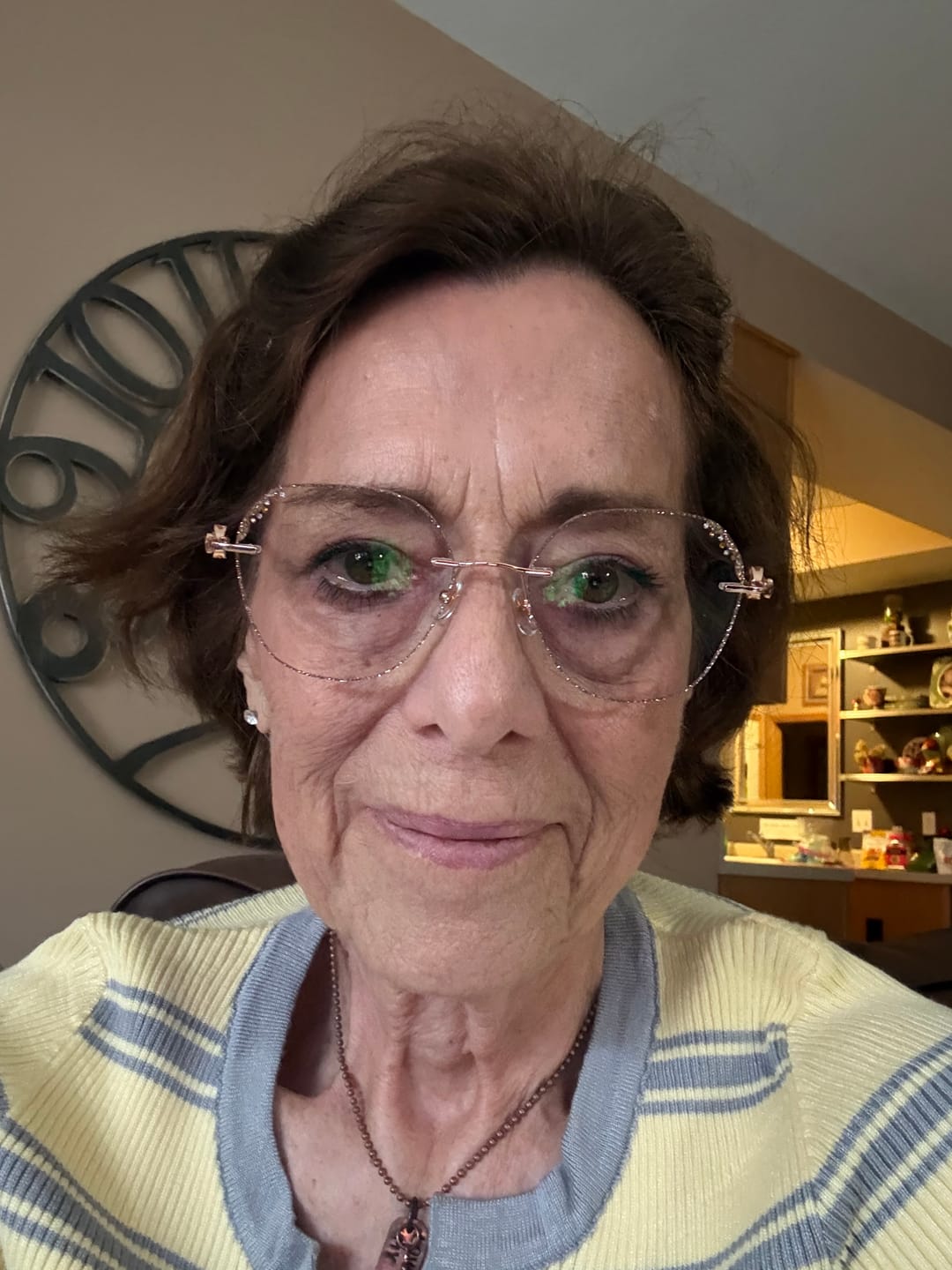 Customer photo review of Aria Eyeglasses