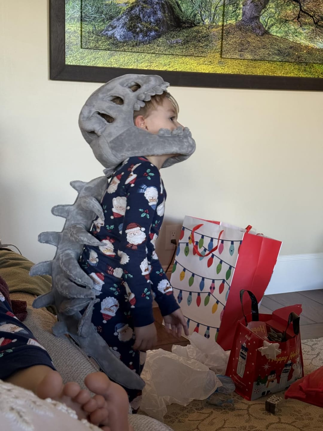 Customer photo review of Ashton SnuggleSaurus