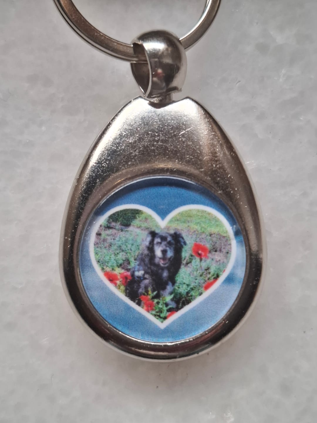 Customer photo review of Schlüsselanhänger mit Hundefoto