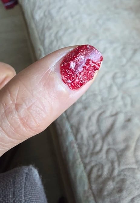 Customer photo review of Removedor de gel de uñas