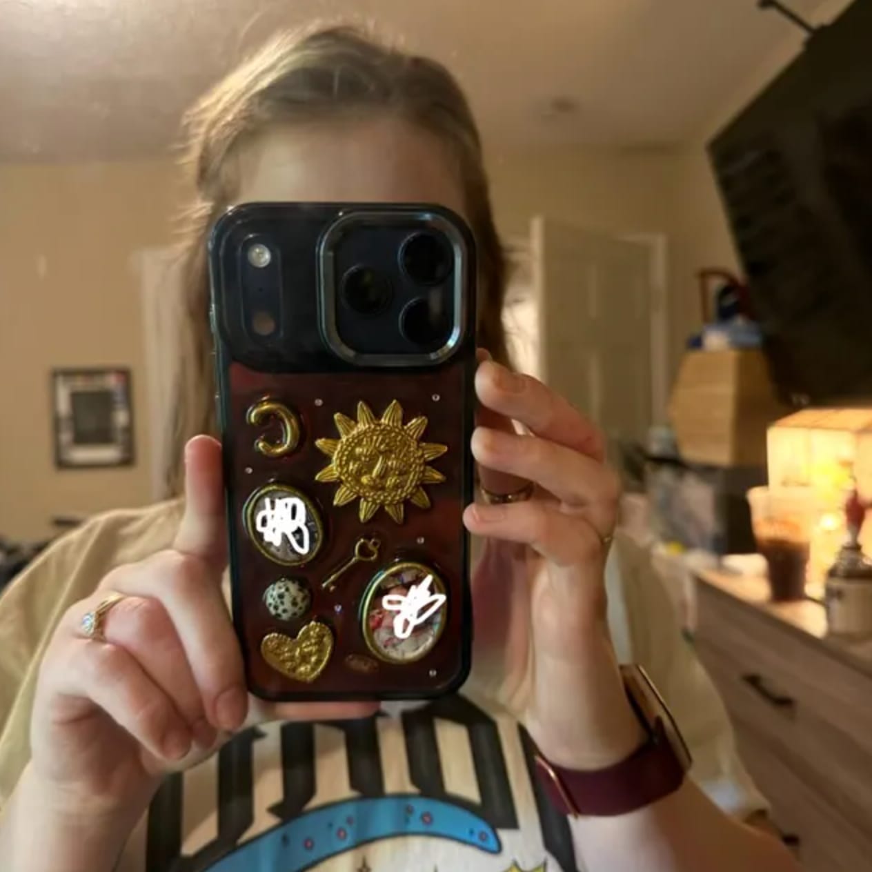 Customer photo review of SUN Memories with your Photo. Dark Chameleon Base